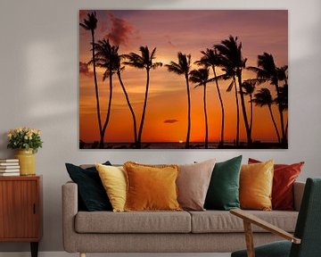 Zonsondergang Hawaii von Tessa Louwerens