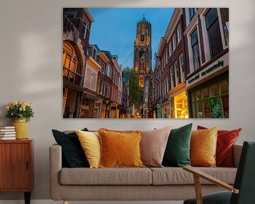 Domtower from the Zadelstreet - Utrecht by Thomas van Galen