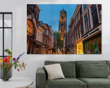 De Dom vanaf de Zadelstraat - Utrecht van Thomas van Galen