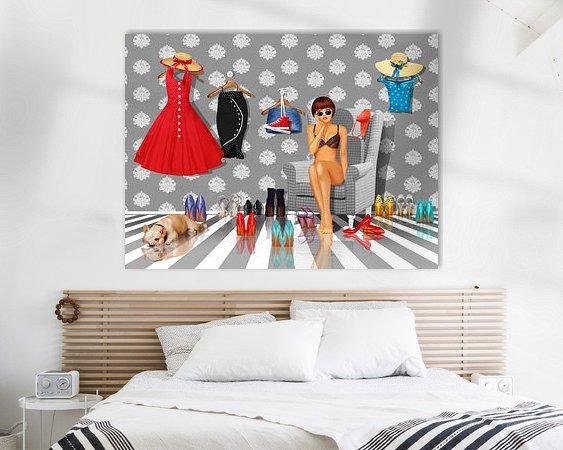 Example of the artwork in a room