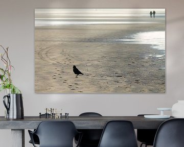 Beach Bird van Nicole Nagtegaal