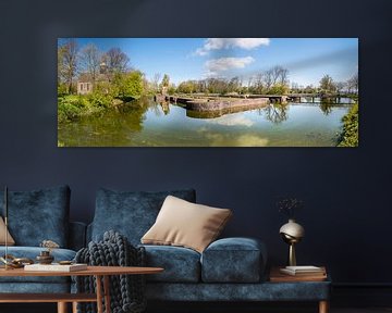 Slotgracht panorama van Fotografie Egmond