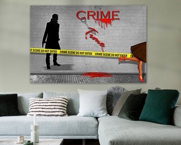  Crime Time als street art van Monika Jüngling
