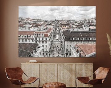 Rua Augusta in Lisbon by MS Fotografie | Marc van der Stelt