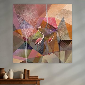 FLAMINGO'S P23-B van Pia Schneider