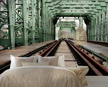 De Hef Eisenbahnbrücke Rotterdam