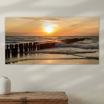 Zonsondergang Domburg, Zeeland