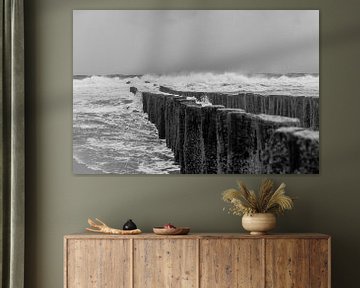 Storm aan zee (Domburg)