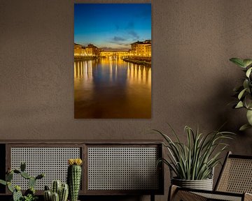 FLORENCE Ponte Vecchio at Sunset by Melanie Viola