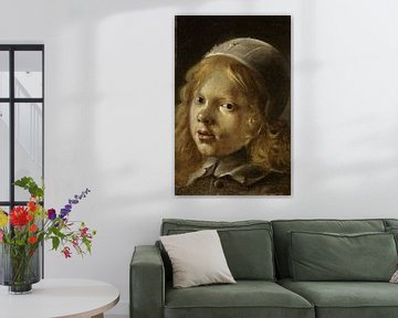 Zelfportret van Rembrandt Harmenszoon van Rijn by Alice Berkien-van Mil
