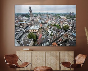 Uitzicht over de binnenstad van Utrecht.