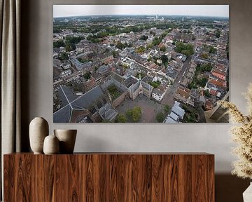 Uitzicht over Domplein. Utrecht