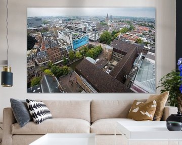 Uitzicht vanaf de Neudeflat op de binnenstad van Utrecht van De Utrechtse Internet Courant (DUIC)