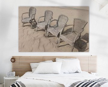 strandstoelen, der strandkorbe, beach-chairs von Yvonne de Waal Malefijt