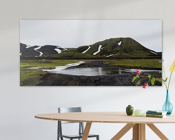 Wegen en rivieren | IJsland (3) van Willem van den Berge