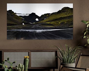 Wegen en rivieren | IJsland (2) van Willem van den Berge