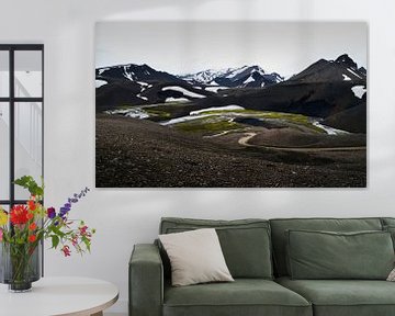 Wegen en rivieren | IJsland (1) van Willem van den Berge