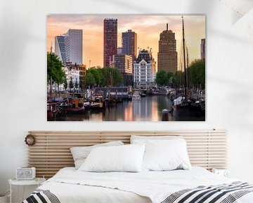 Wittehuis Rotterdam mit Skyline
