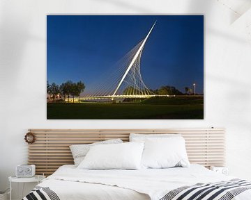 Calatrava-Brücke - Harfe 2/2 von Anton de Zeeuw
