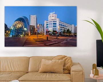 Blob, regent, admirant and light tower in Eindhoven city centre by Joep de Groot