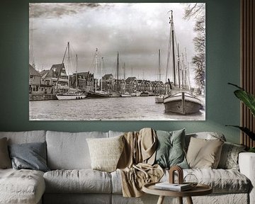 Blick auf den Hafen von Hoorn