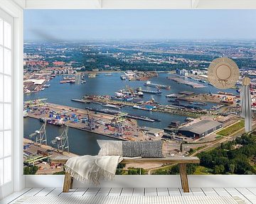 Luftaufnahme Waalhaven, Rotterdam von Anton de Zeeuw