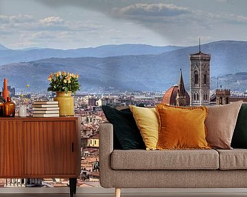 Florenz Panorama von Dennis van de Water