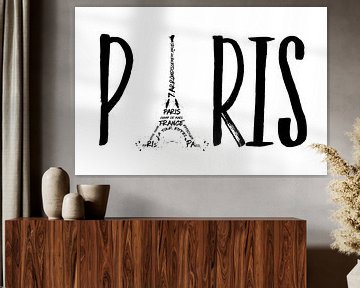 PARIS Typography van Melanie Viola