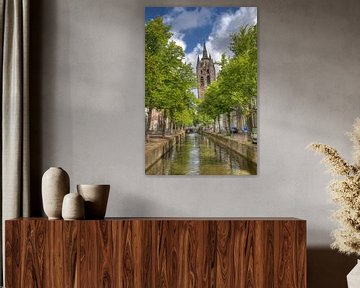 Old Church of Delft, Holland by Jan Kranendonk