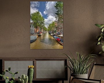 Amsterdamse gracht van Jan Kranendonk