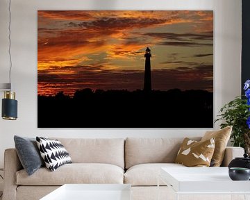 Lighthouse at sunset by Rinnie Wijnstra (FotoAmeland )
