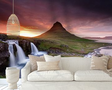 Kirkjufellsfoss  waterfall by Menno Schaefer