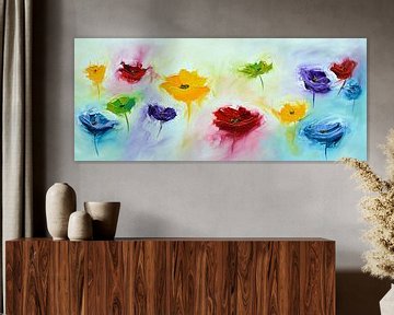 Flowers colorful van Gena Theheartofart