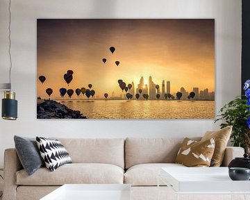 Dubai Skyline by Martijn Kort