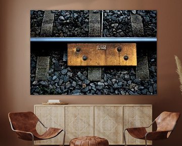 Tussen de rails (station Hilversum) by Marc Wielaert