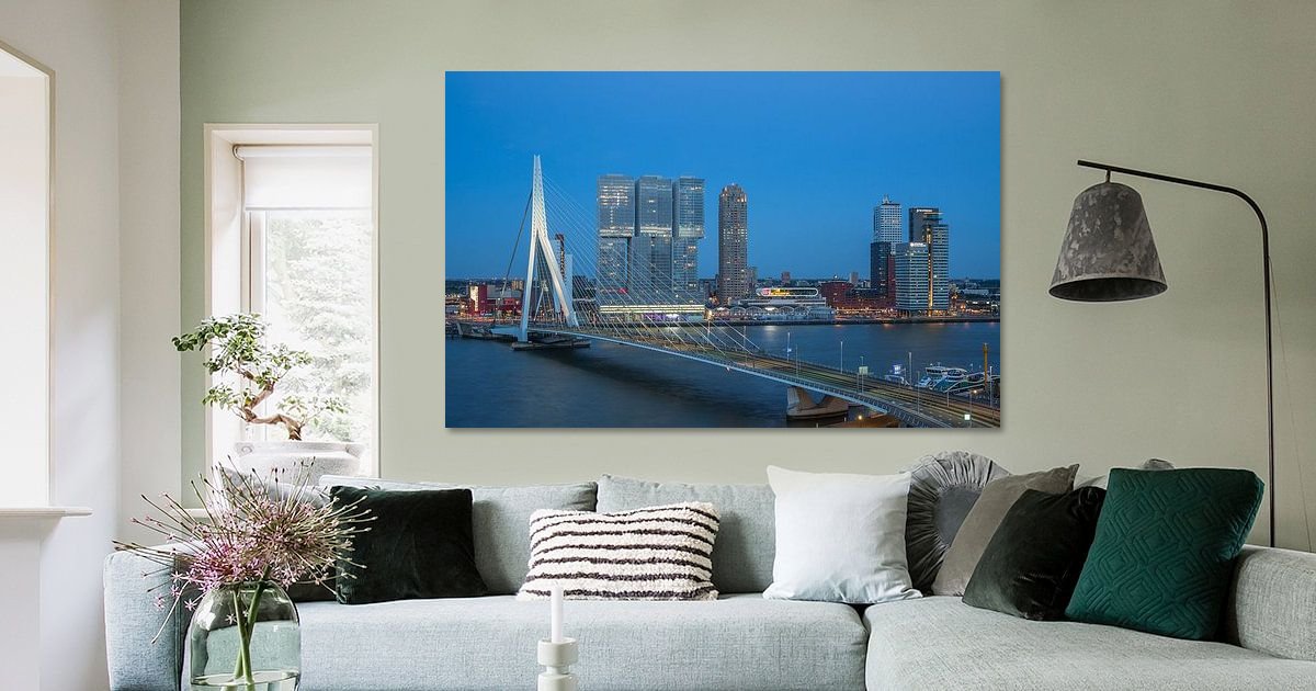 La ligne d'horizon de Rotterdam par l'artiste MS Fotografie | Marc ..., حجم الصورة 1200x630