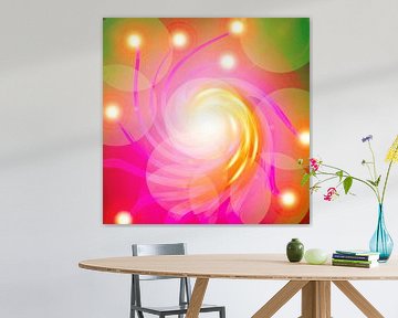 The Pink Energy Spiral by Ramon Labusch