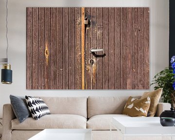 Bruin houten deuren van Jan Brons