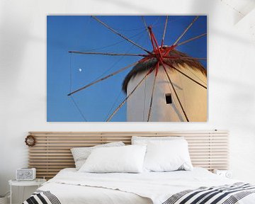 Griekse windmolen Mykonos van MattScape Photography