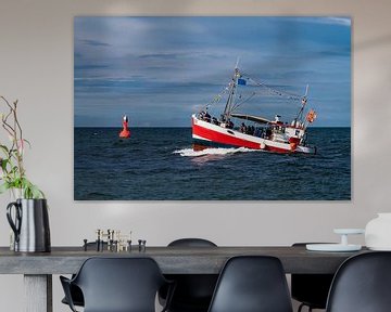 Fishing boat on the Baltic Sea by Rico Ködder