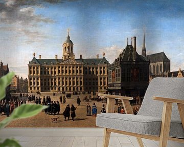 Gerrit Adriaensz Berckheyde. De Dam in Amsterdam