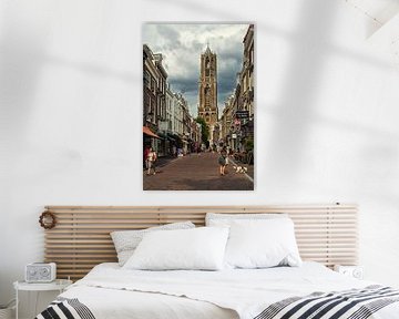 De Dom en de Zadelstraat in Utrecht (kleur) van De Utrechtse Grachten