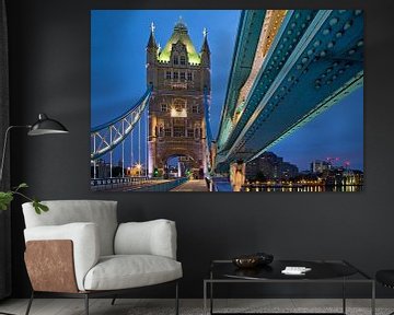 Detail tui van Tower Bridge te Londen