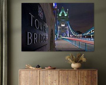 Tower Bridge detail te Londen van Anton de Zeeuw