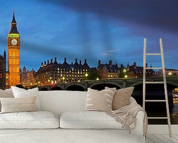 Panorama des Big Ben in London von Anton de Zeeuw