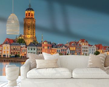 Deventer Skyline Lebuinuskerk avond fotografie