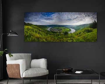 Panorama of the Moselle at Wolf and Kröv by Ricardo Bouman Photography