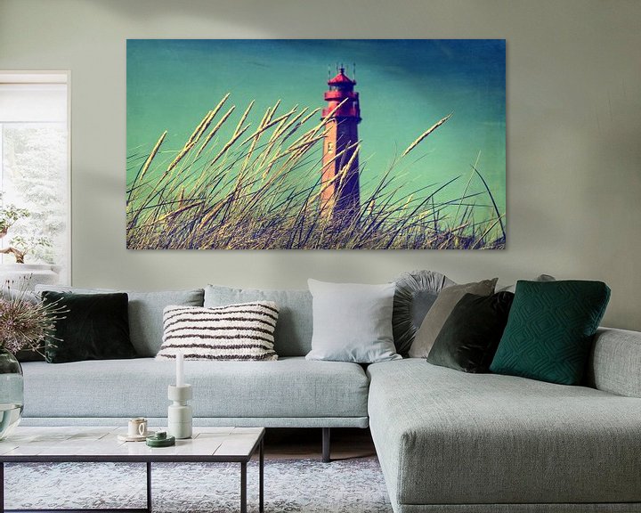 Beispiel: Leuchtturm am Strand von Tanja Riedel