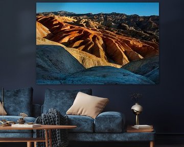 De zandduinen van Death Valley (USA) van Giovanni della Primavera