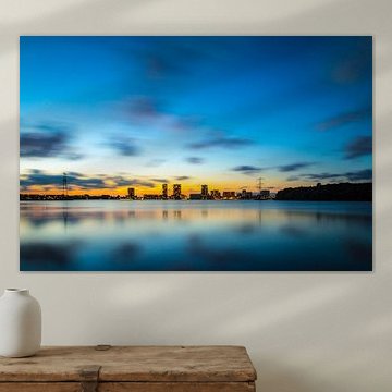 Avondfoto skyline Almere - 3